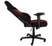 Fotel Nitro Concepts E250 Inferno Red Biurowy  do 120kg Tkanina Czarno-czerwony