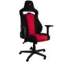 Fotel Nitro Concepts E250 Inferno Red Biurowy  do 120kg Tkanina Czarno-czerwony