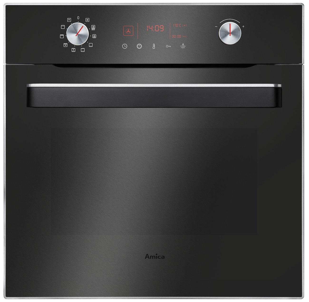 Piekarnik elektryczny Amica EB525VBA+ IN - termoobieg - prowadnice teleskopowe