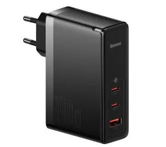 Ładowarka sieciowa Baseus GaN5 Pro 2xUSB-C + USB 140W Czarny