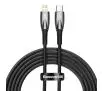 Kabel Baseus USB-C do Lightning Glimmer 20W 2m Czarny