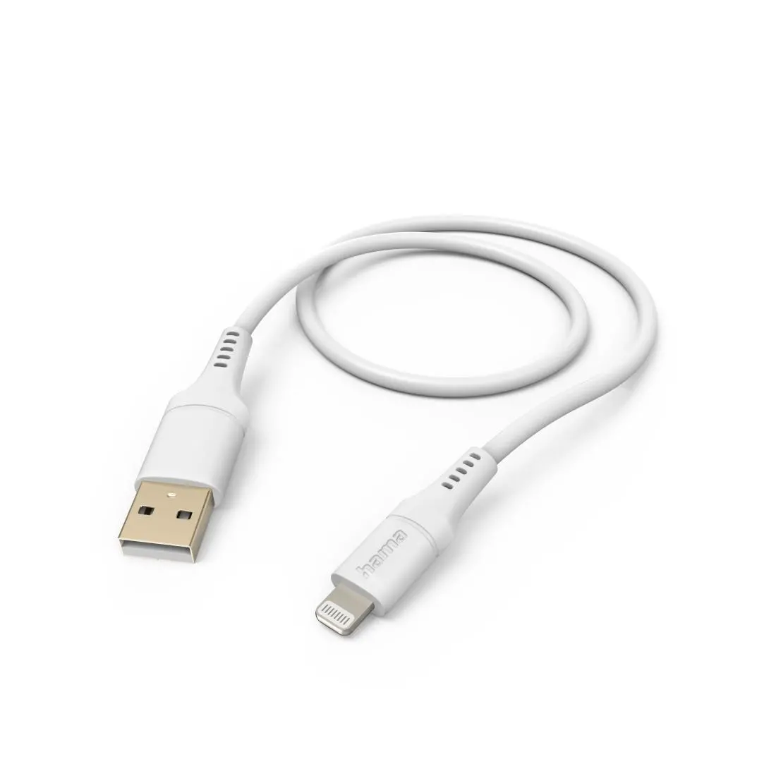 Kabel Hama Flexible USB-A do Lightning Biały