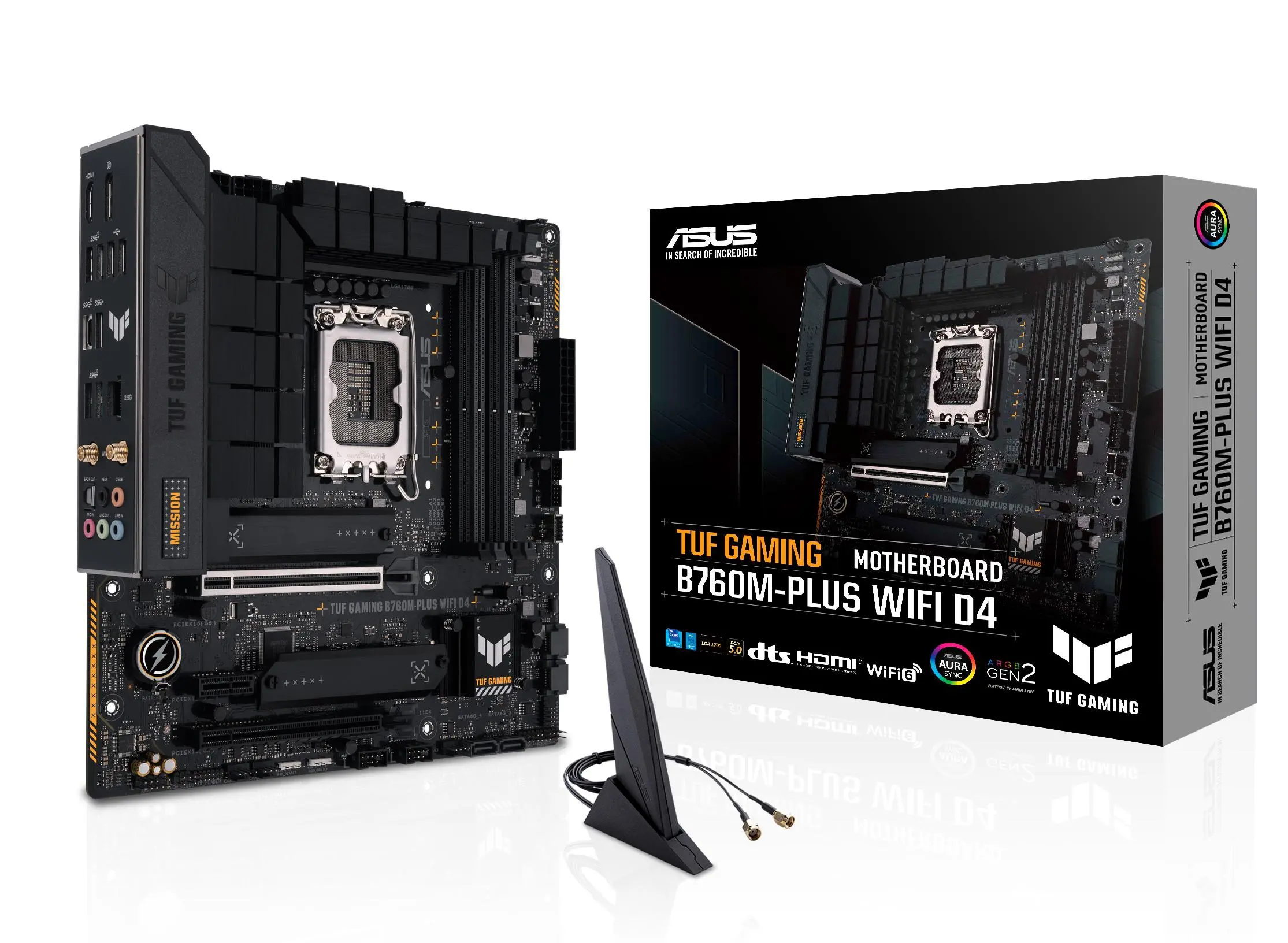 Płyta główna ASUS TUF GAMING B760M-PLUS WIFI D4 DDR4