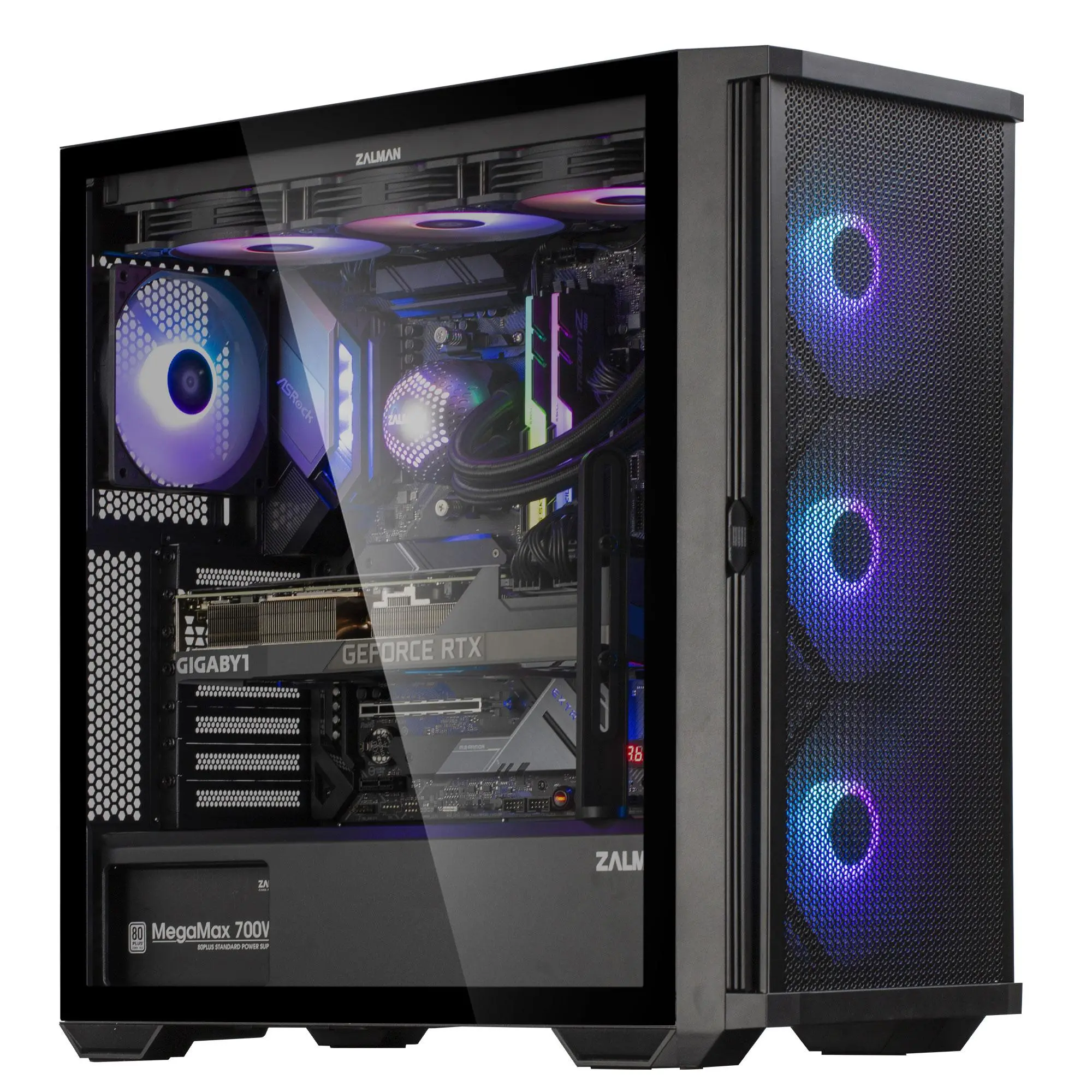 Obudowa Zalman Z10 Plus RGB Czarny