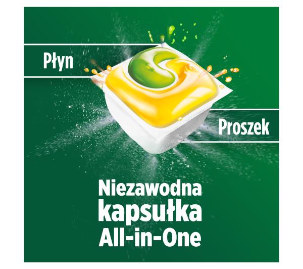 Fairy Platinum Plus All In One Kapsułki do Zmywarki Lemon 11 Sztuk