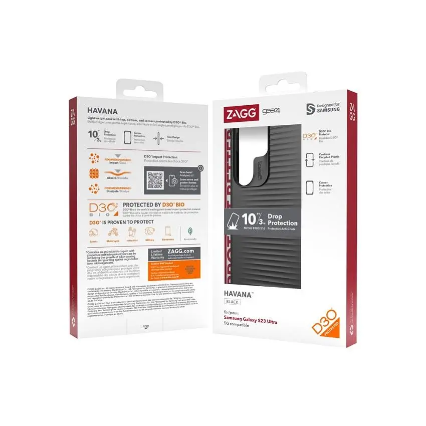 Etui Gear4 Havana do Samsung Galaxy S23 Ultra Czarny