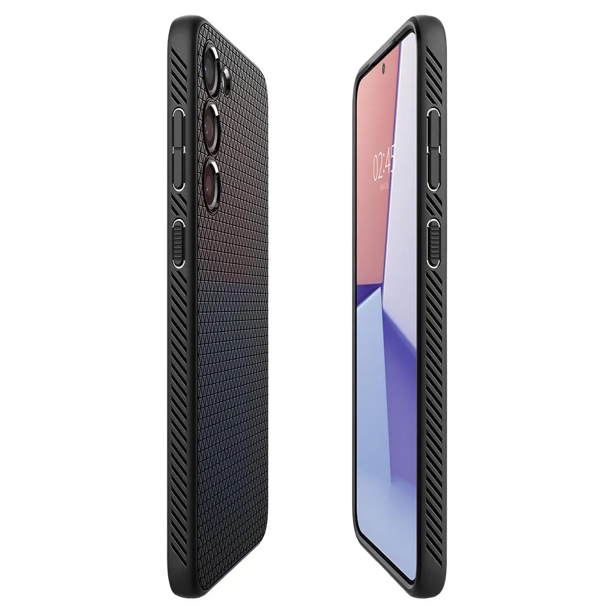 Etui Spigen Liquid Air do Galaxy S23 Czarny