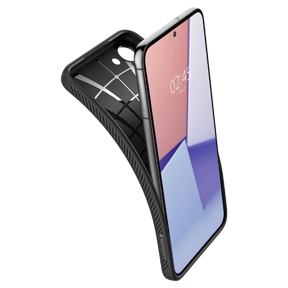 Etui Spigen Liquid Air do Galaxy S23 Czarny