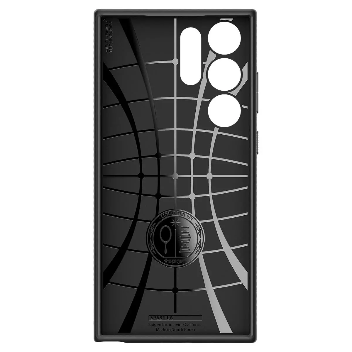 Etui Spigen Liquid Air do Galaxy S23 Ultra Czarny