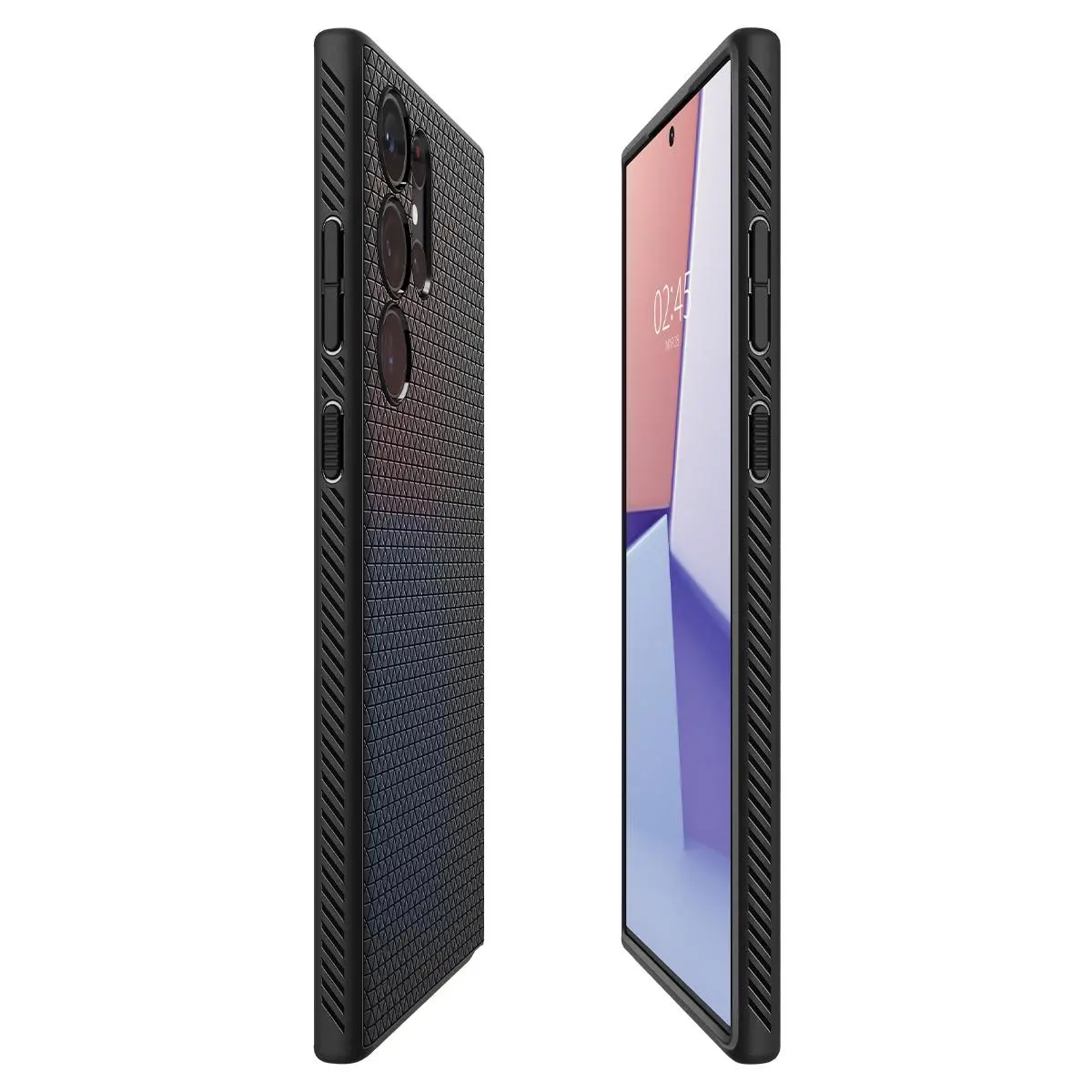 Etui Spigen Liquid Air do Galaxy S23 Ultra Czarny