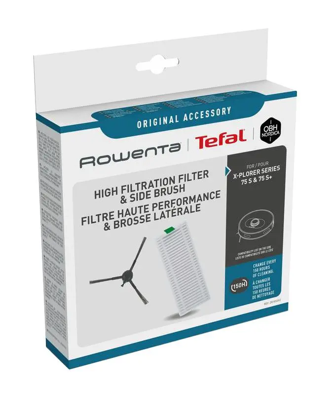Zestaw wymienny Tefal ZR185002 filtr + Szczotka boczna