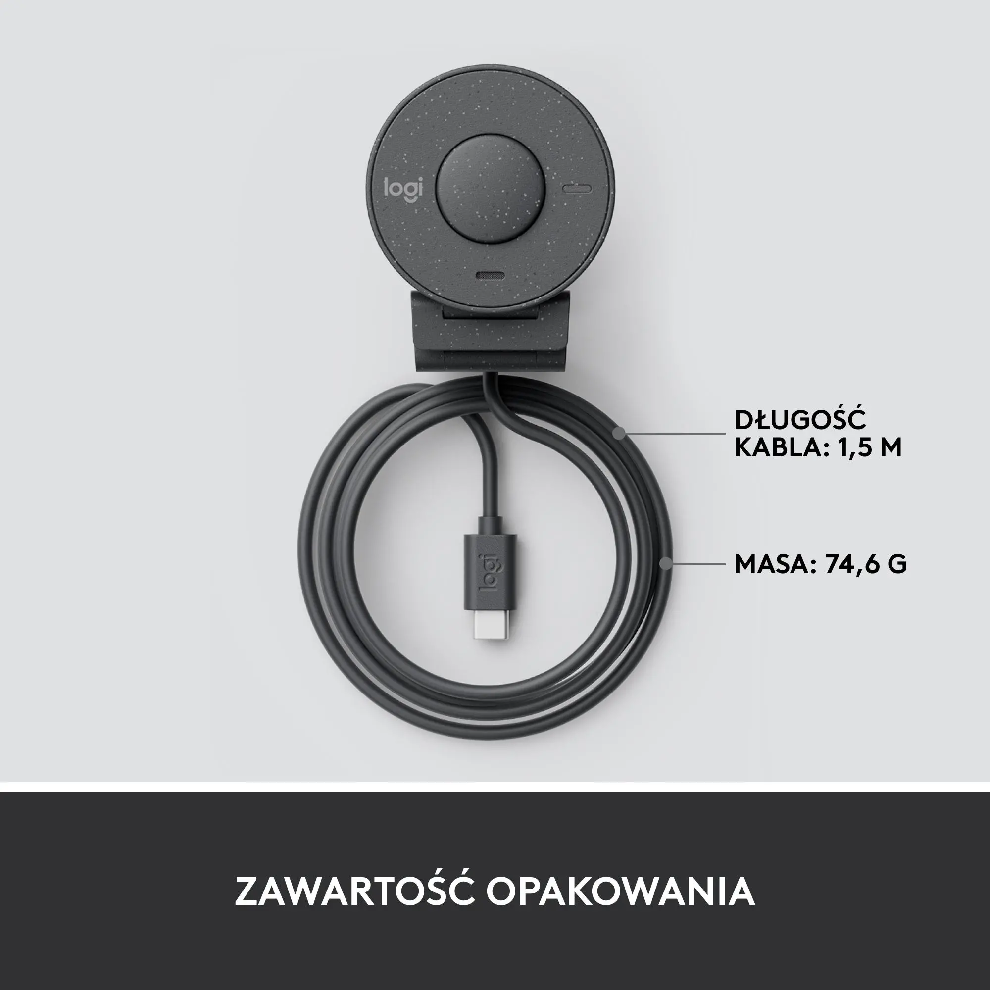 Kamera internetowa Logitech Brio 300 Grafitowy
