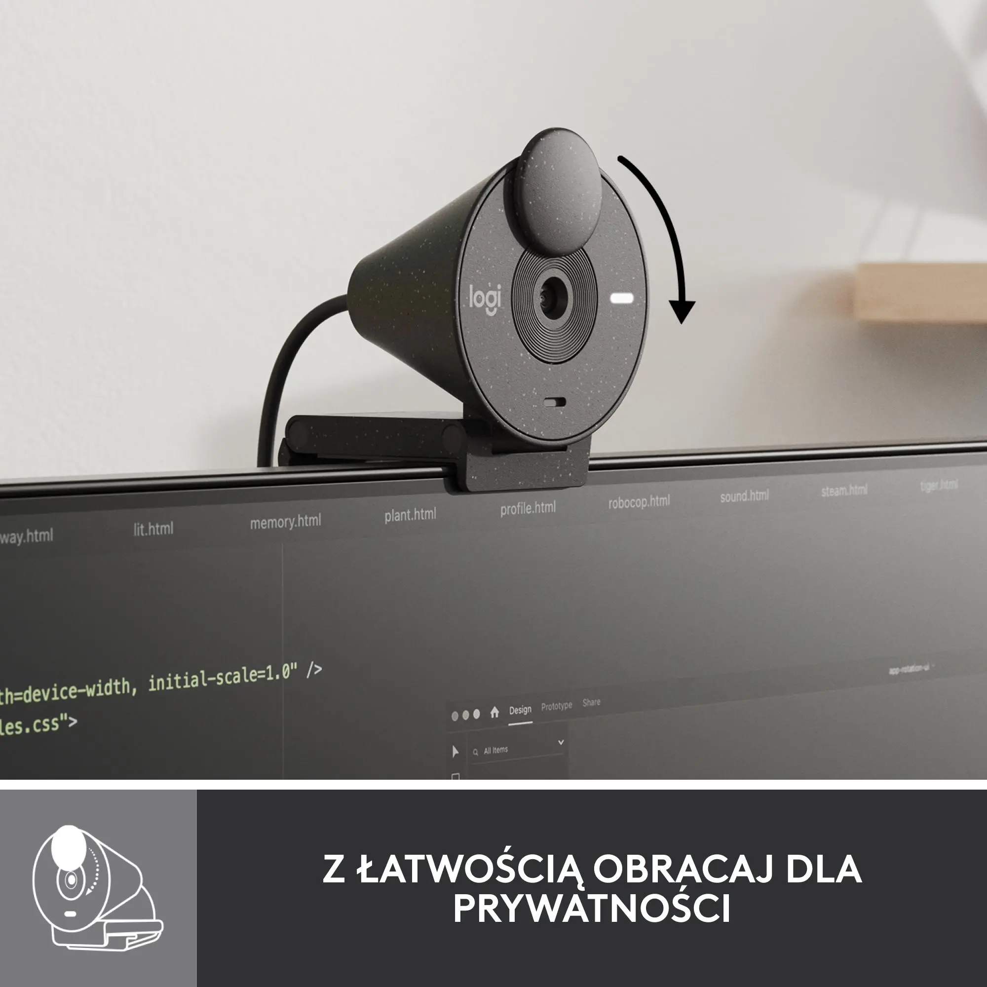 Kamera internetowa Logitech Brio 300 Grafitowy