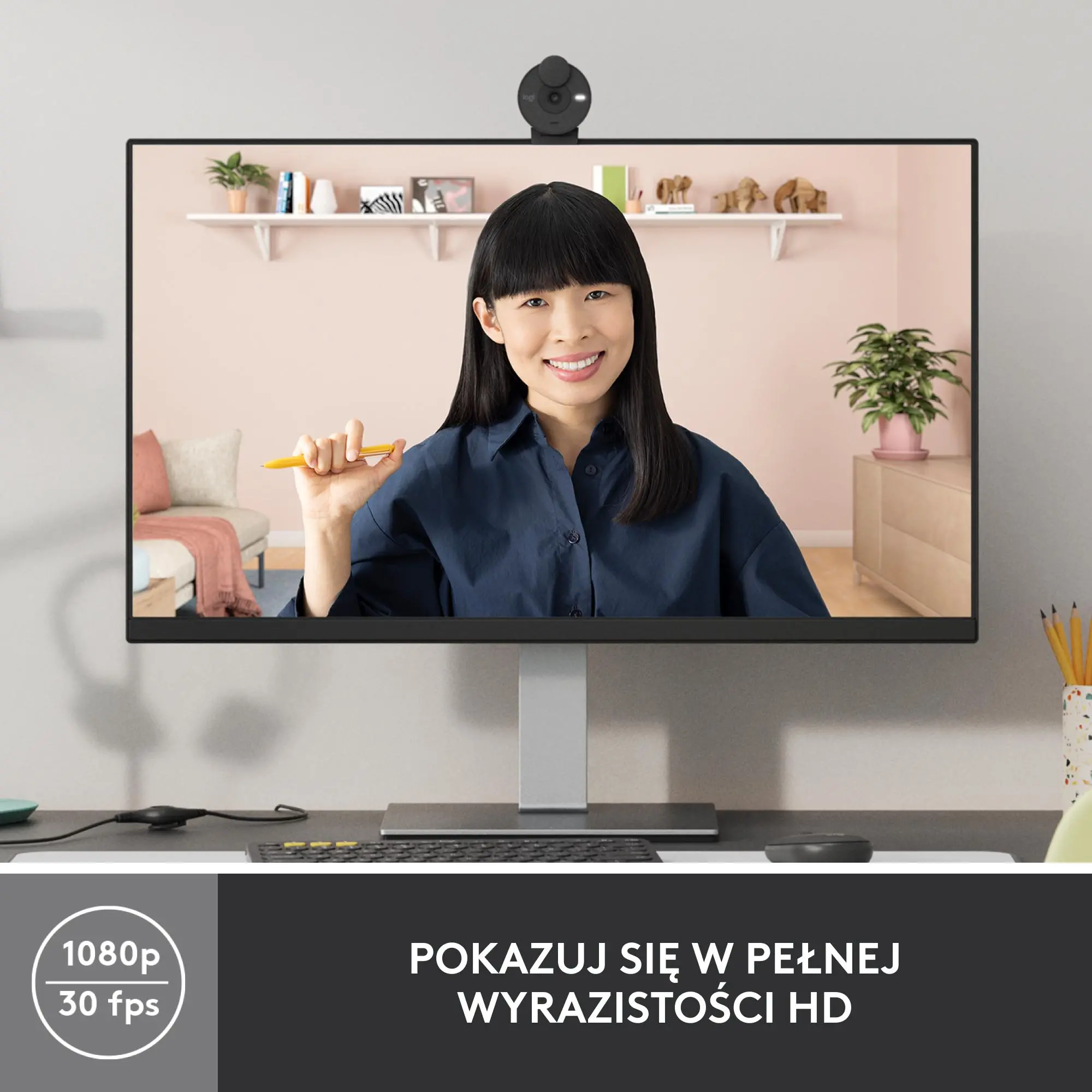 Kamera internetowa Logitech Brio 300 Grafitowy