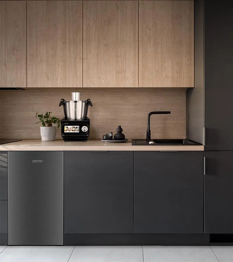 Lodówka MPM 90-CJ-28 85cm Inox
