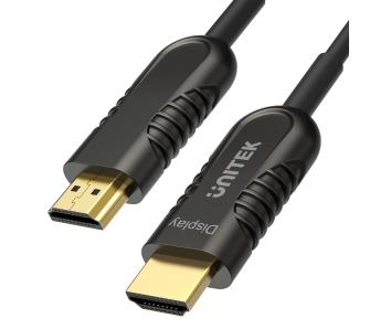 Kabel optyczny HDMI Unitek Y-C1030BK 20m Czarny