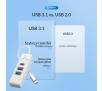 Hub USB Orico PWC2U-C3-015-WH-EP USB-C 2x USB-A 3.1 + USB-C  Biały
