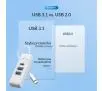 Hub USB Orico PWC2U-C3-015-WH-EP USB-C 2x USB-A 3.1 + USB-C  Biały