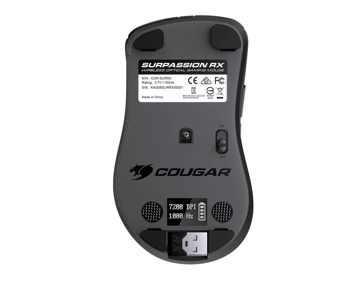 Myszka gamingowa Cougar Surpassion RX Czarny