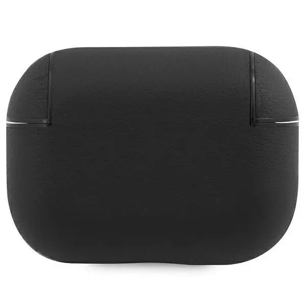 Etui na słuchawki BMW Geniune Leather Silver Logo BMAP2SSLBK do AirPods Pro 2 Czarny