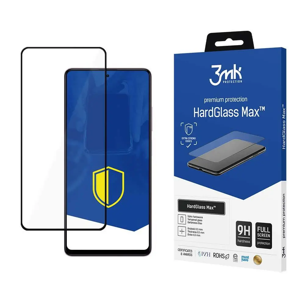 Szkło hartowane 3mk HardGlass Max do Xiaomi Redmi Note 12 Pro/Pro+