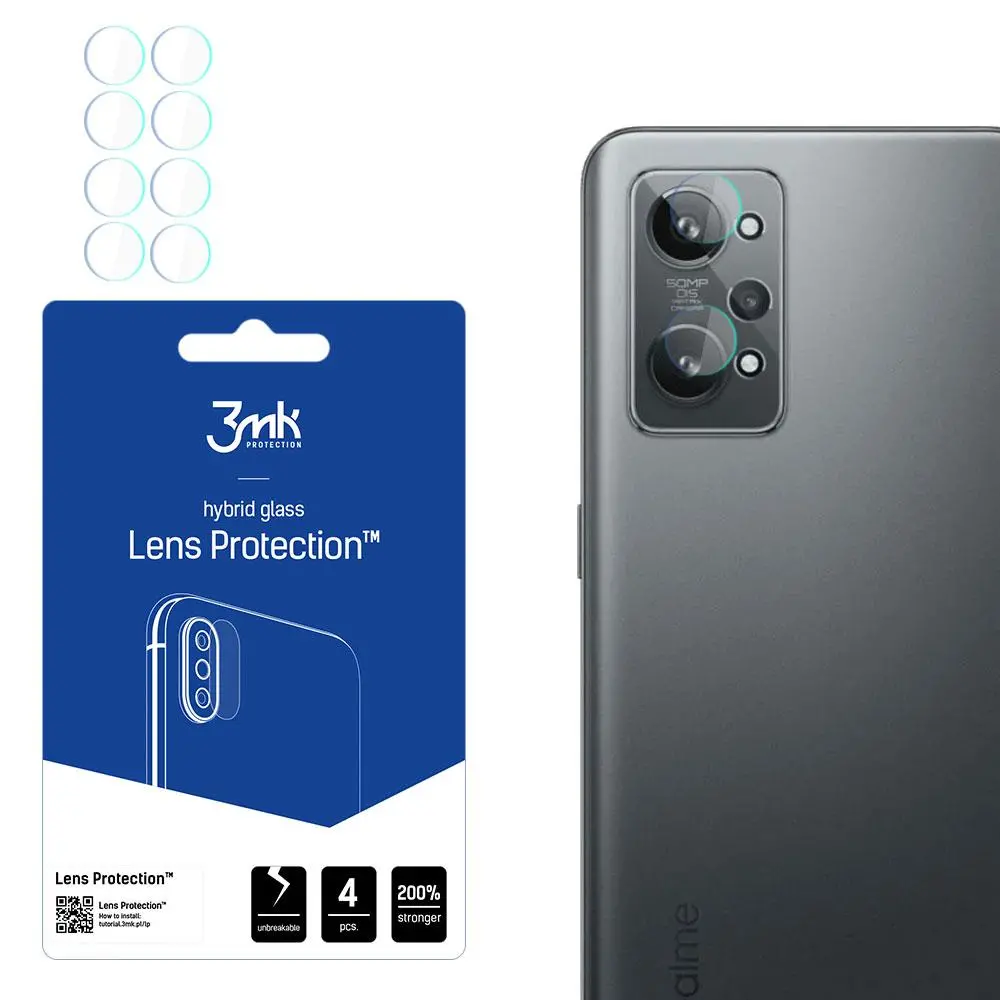 Szkło hybrydowe 3mk Lens Protection do Realme GT 2 5G