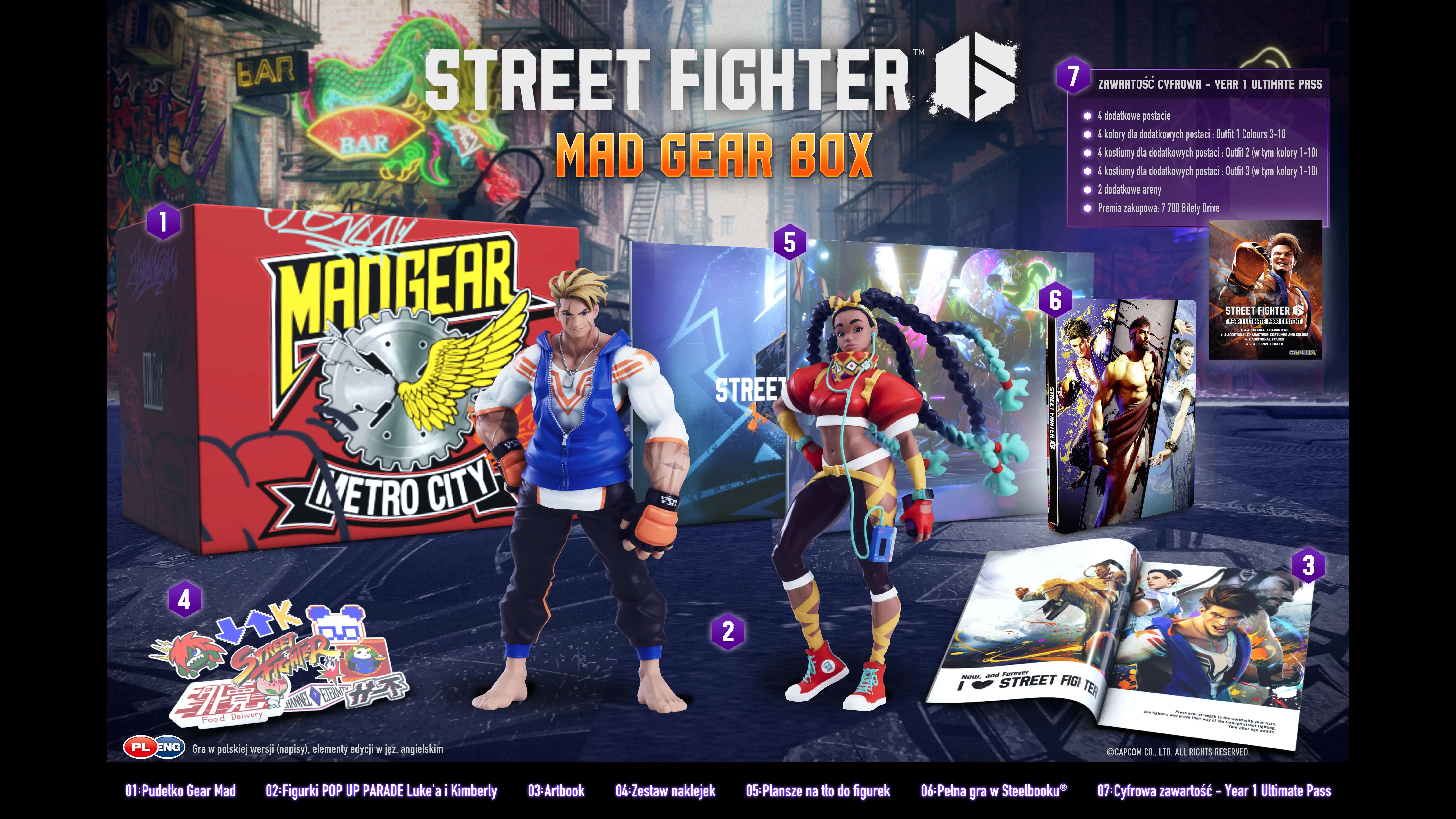 Street Fighter 6 Edycja Kolekcjonerska Gra na PS4 (Kompatybilna z PS5)