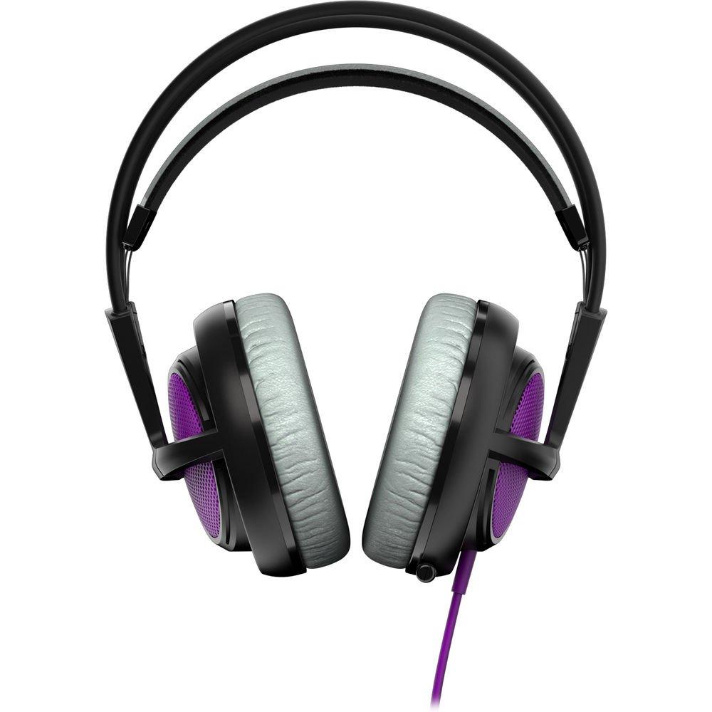 Słuchawki przewodowe z mikrofonem SteelSeries Siberia 200 - sakura purple
