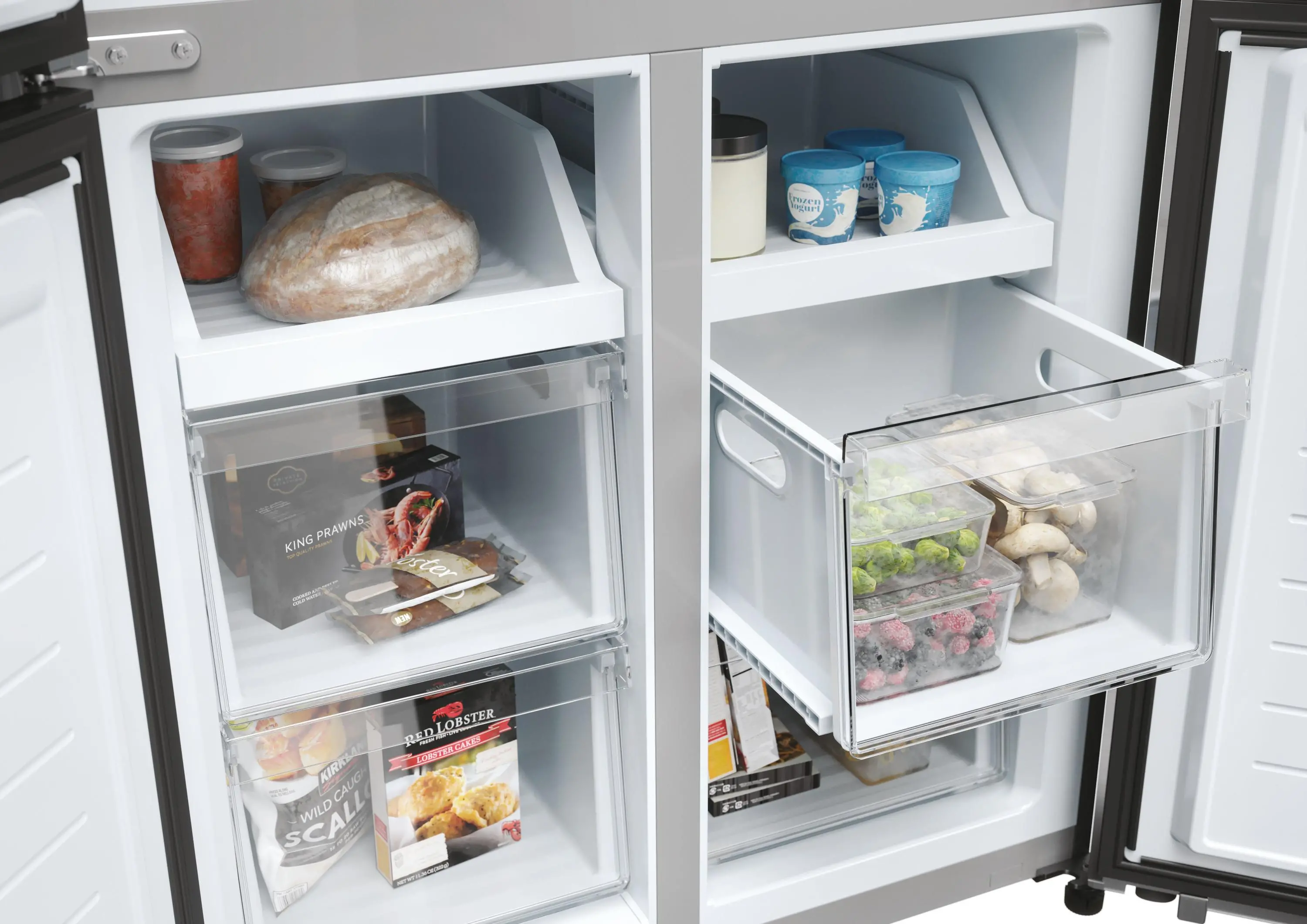 Lodówka Haier Seria 5 HCR3818ENMM Pełny No Frost 181,5cm Inox