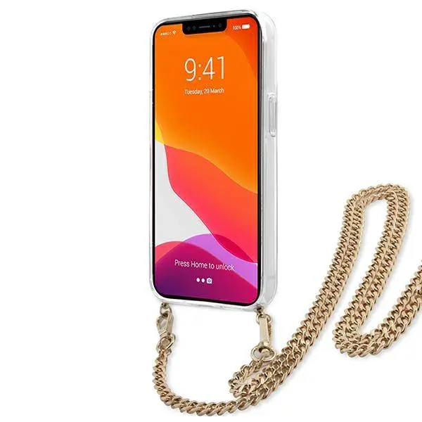 Etui Guess Gold Strap GUHCP13SKBCLE do iPhone 13 mini