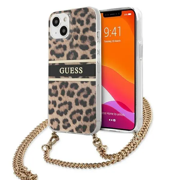 Etui Guess Gold Strap GUHCP13SKBCLE do iPhone 13 mini