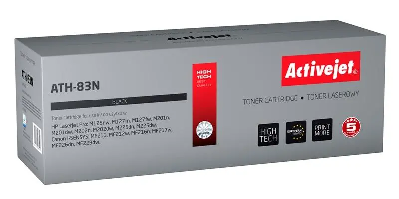 Toner ActiveJet ATH-83N (zamiennik  CF283A nr 83A) Czarny