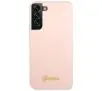 Etui Guess Silicone Script Metal Logo GUHCS23SLSLMGPP do Samsung Galaxy S23