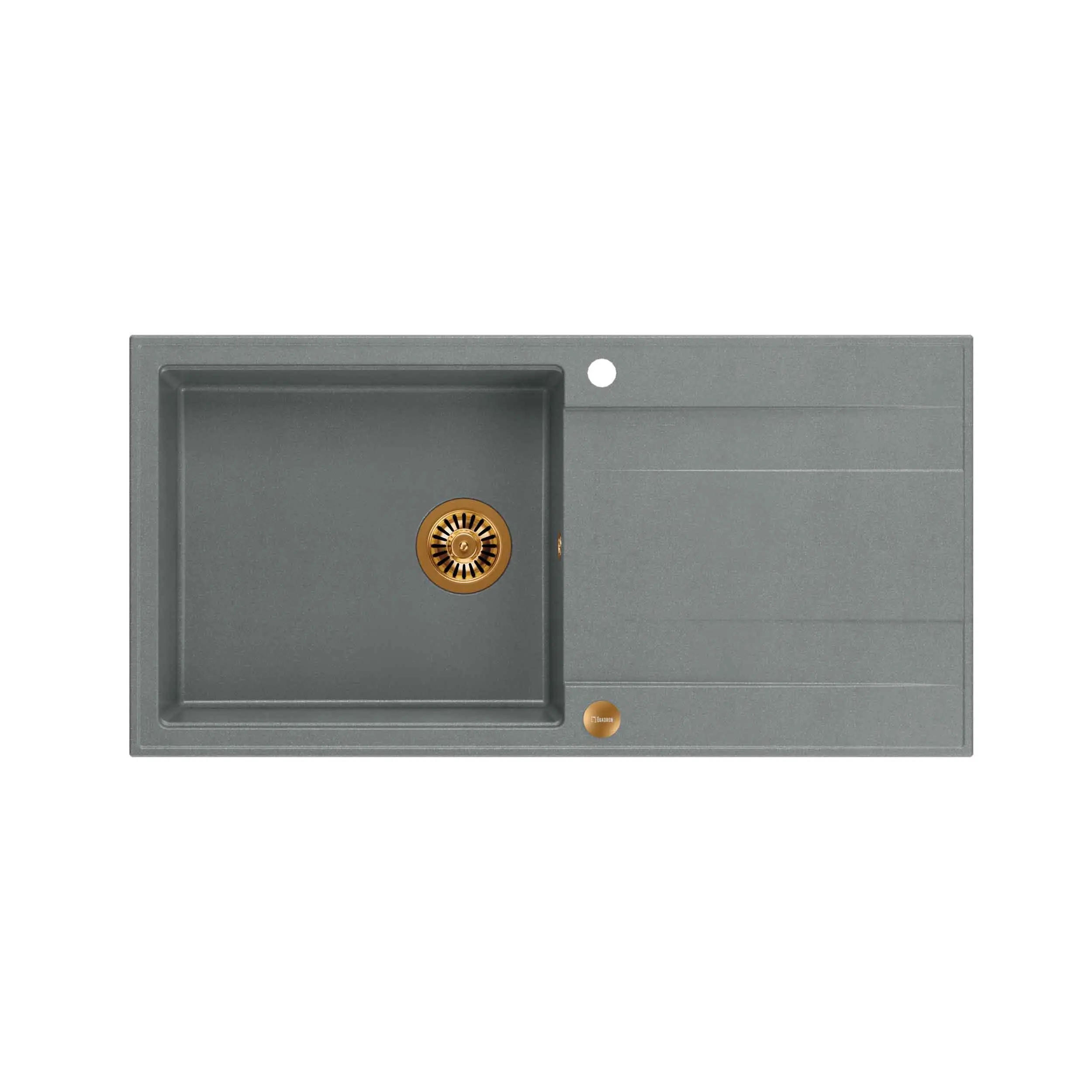 Quadron HCQE10050U5_PVDC1 P2O Evan 146 XL Granitowy Szary/Miedziany