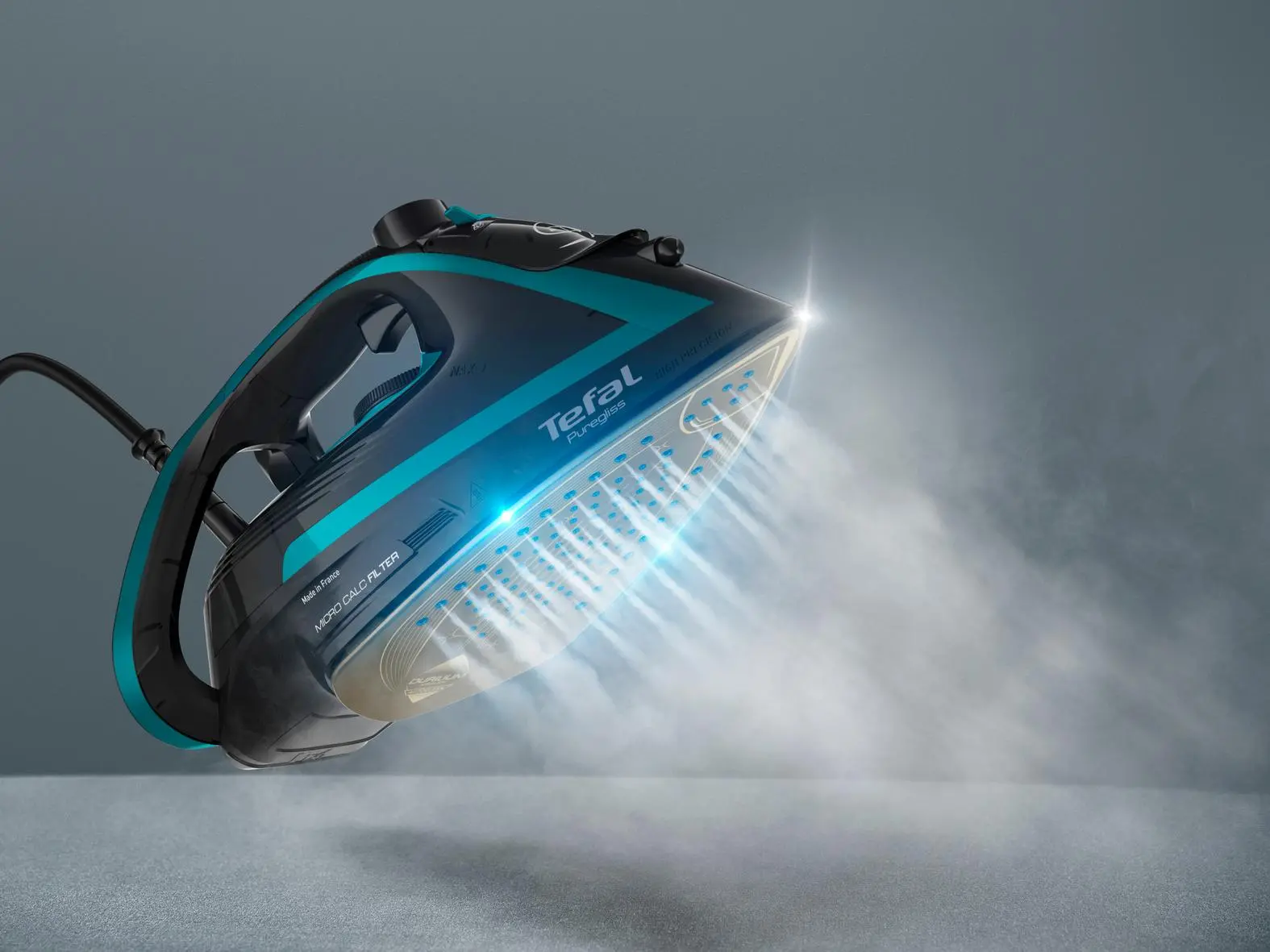 Żelazko Tefal Puregliss FV8066 Durilium AirGlide Autoclean 280g/min