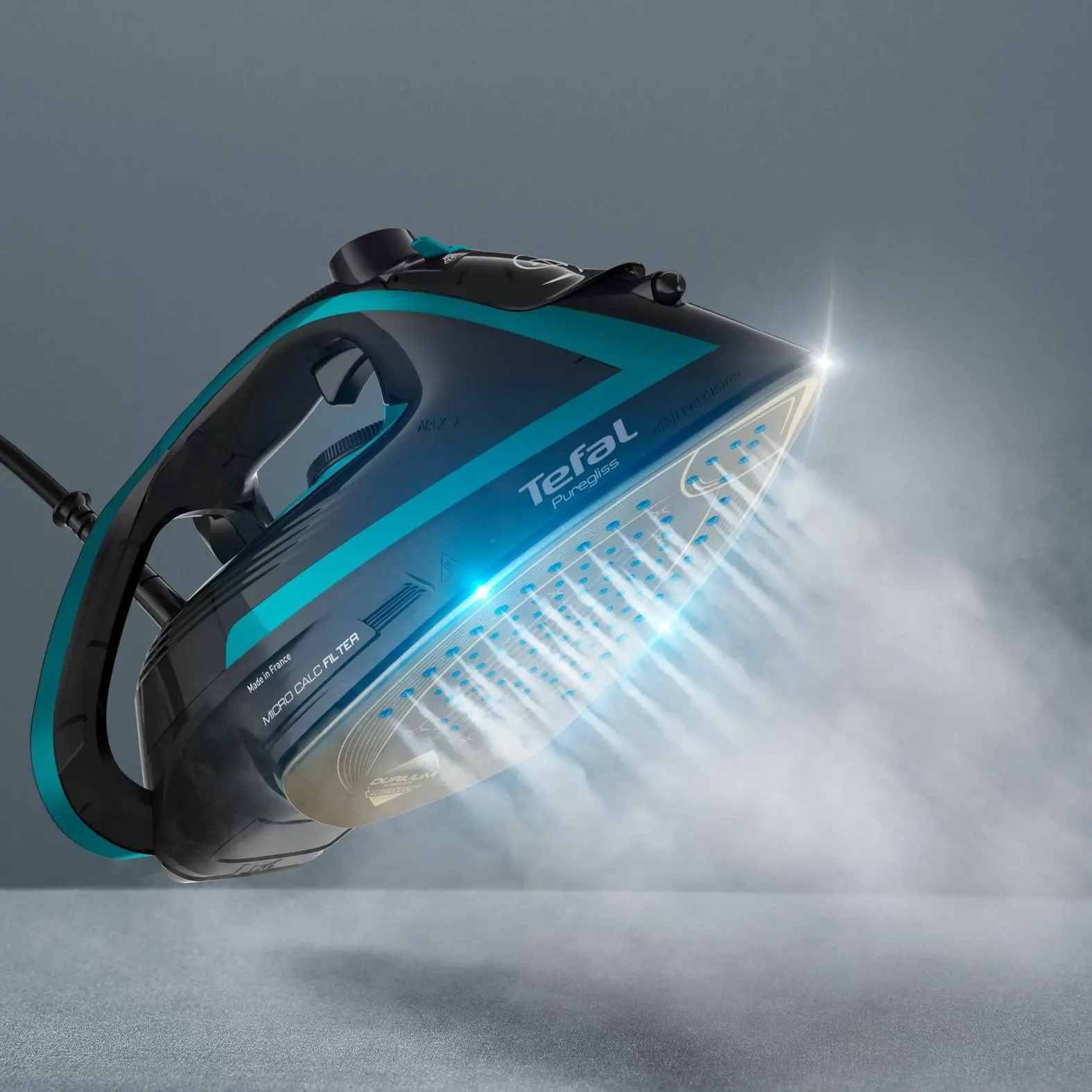 Żelazko Tefal Puregliss FV8066 Durilium AirGlide Autoclean 280g/min