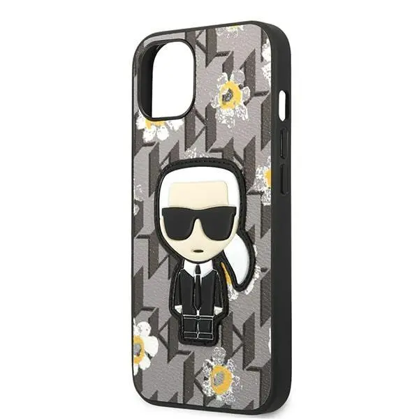 Etui Karl Lagerfeld Flower Ikonik Karl KLHCP13SPMNFIK1 do iPhone 13 mini