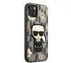 Etui Karl Lagerfeld Flower Ikonik Karl KLHCP13SPMNFIK1 do iPhone 13 mini