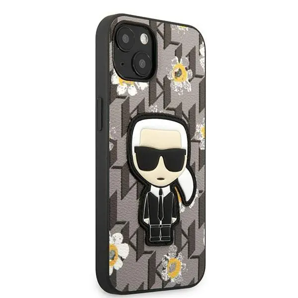 Etui Karl Lagerfeld Flower Ikonik Karl KLHCP13SPMNFIK1 do iPhone 13 mini
