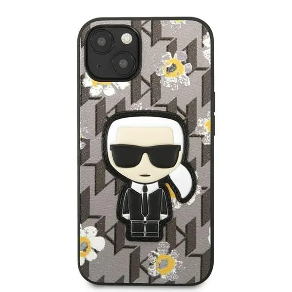 Etui Karl Lagerfeld Flower Ikonik Karl KLHCP13SPMNFIK1 do iPhone 13 mini