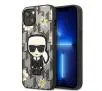 Etui Karl Lagerfeld Flower Ikonik Karl KLHCP13SPMNFIK1 do iPhone 13 mini