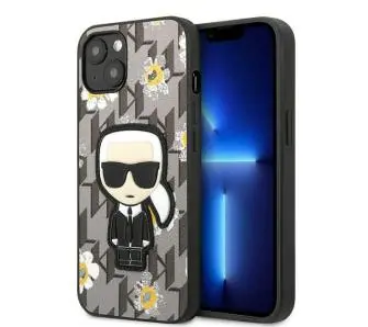 Etui Karl Lagerfeld Flower Ikonik Karl KLHCP13SPMNFIK1 do iPhone 13 mini