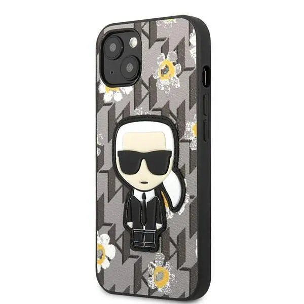 Etui Karl Lagerfeld Flower Ikonik Karl KLHCP13SPMNFIK1 do iPhone 13 mini