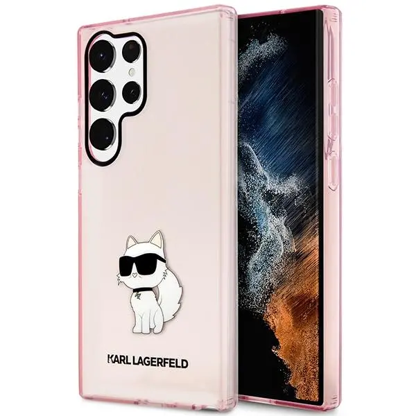 Etui Karl Lagerfeld Ikonik Choupette KLHCS23LHNCHTCP do Samsung Galaxy S23 Ultra