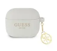 Guess Silicone Charm 4G Collection do AirPods 3 Szary