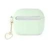 Etui na słuchawki Guess Silicone Charm Heart Collection do AirPods 3 Zielony