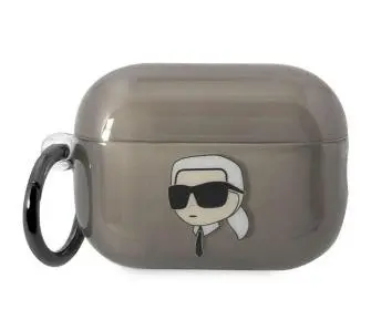 Etui na słuchawki Karl Lagerfeld Ikonik Karl Lagerfeld KLAP2HNIKTCK do AirPods Pro 2 Czarny