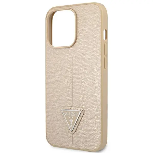 Etui Guess Saffiano Triangle Logo GUHCP14XPSATLE do iPhone 14 Pro Max