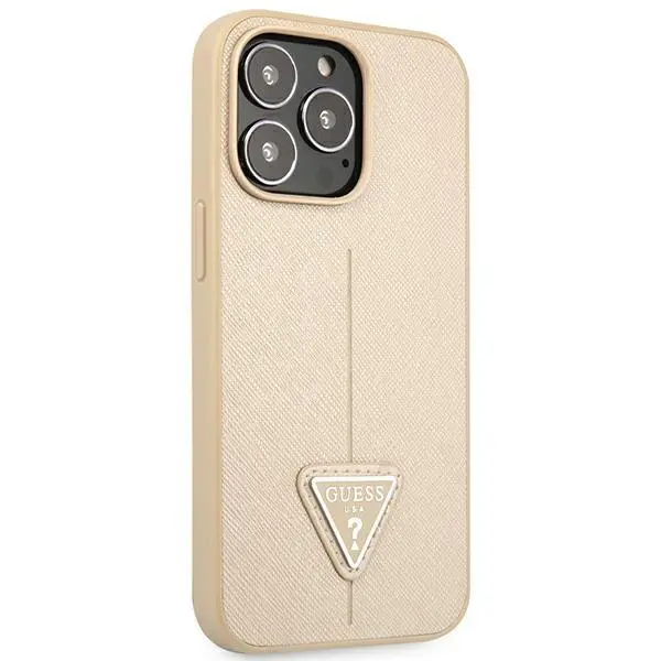 Etui Guess Saffiano Triangle Logo GUHCP14XPSATLE do iPhone 14 Pro Max
