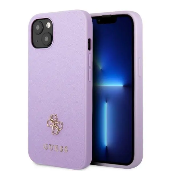 Etui Guess Saffiano 4G Small Metal Logo GUHCP13MPS4MU do iPhone 13